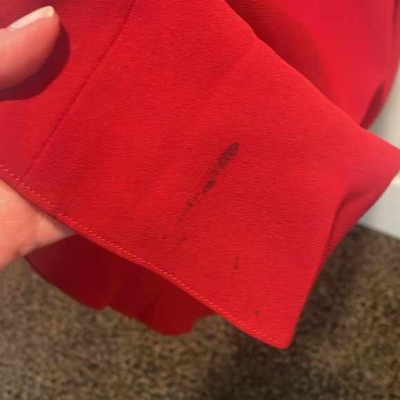 Badgley Mischka VINTAGE RED jersey gown size 8 - Picture 10 of 15